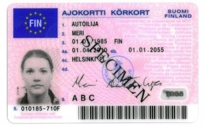 Vuoden 2010 ajokorttimalli