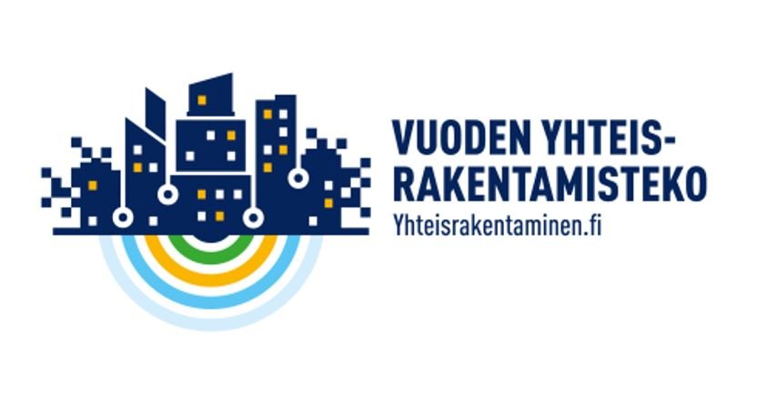 Vuoden yhteisrakentamisteko -kilpailun logo